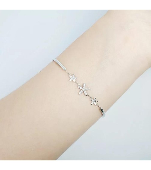 Silver moonlight bracelet