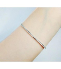 Graceful and restrained crystal bracelet